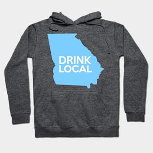 Georgia Drink Local GA Blue Hoodie